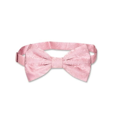 Vesuvio Napoli BOWTIE Solid DUSTY PINK Color Mens Bow Tie for Tuxedo or Suit Vesuvio Napoli BOWTIE Solid DUSTY PINK Color Mens Bow Tie for Tuxedo or Suit